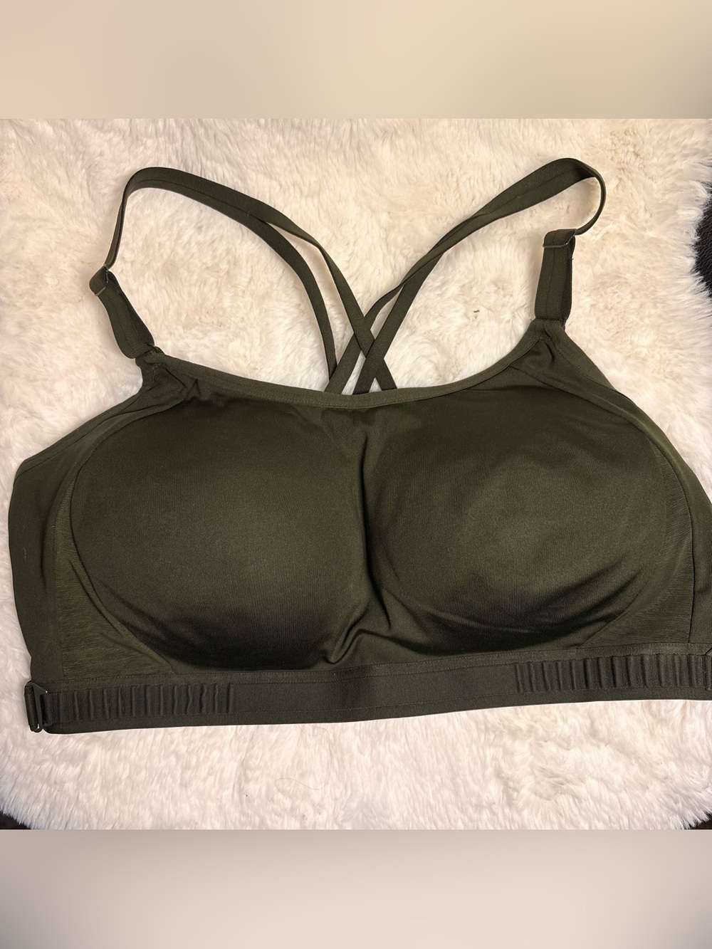 All In Motion Green Adjustable Sports Bra, NWOT, Size XXL